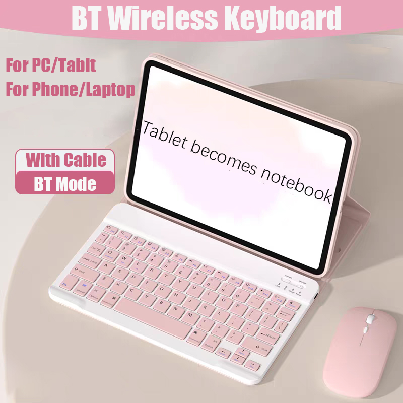 Android Tablet Gaming Accessories - Teclado inalámbrico compatible con Bluetooth para