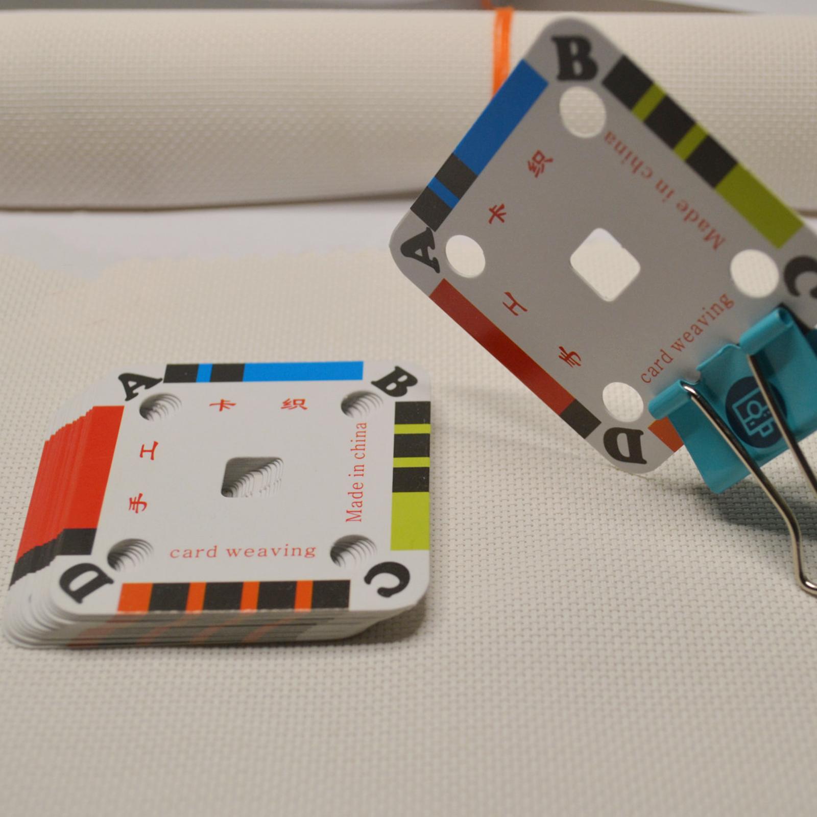 Tablet Weaving Accessories - Tarjetas de papel para telar de