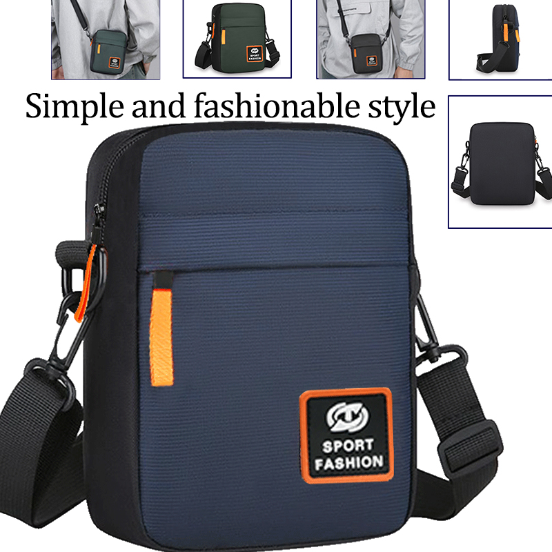 Tablet Shoulder Bag - Bolso cruzado deportivo de tela Oxford