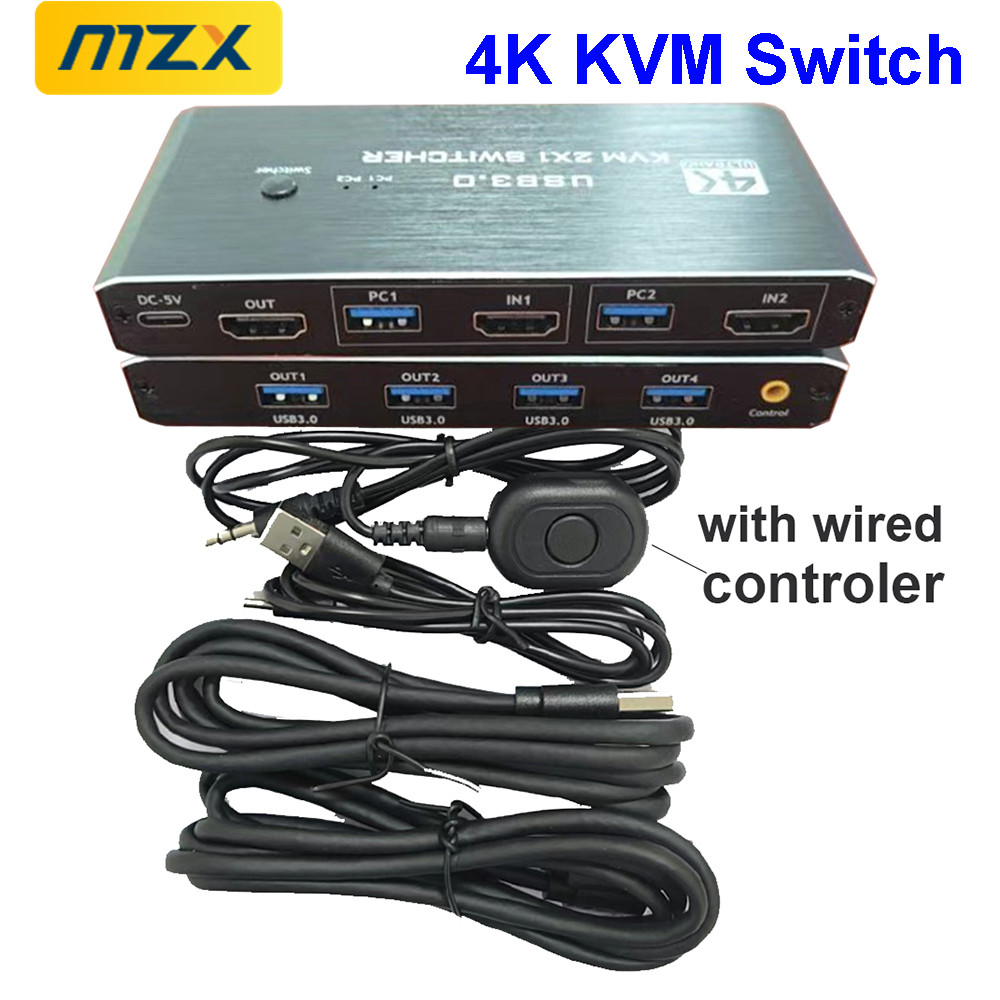 Tablet With All Accessories - Conmutador KVM 4K 60Hz, Hub USB