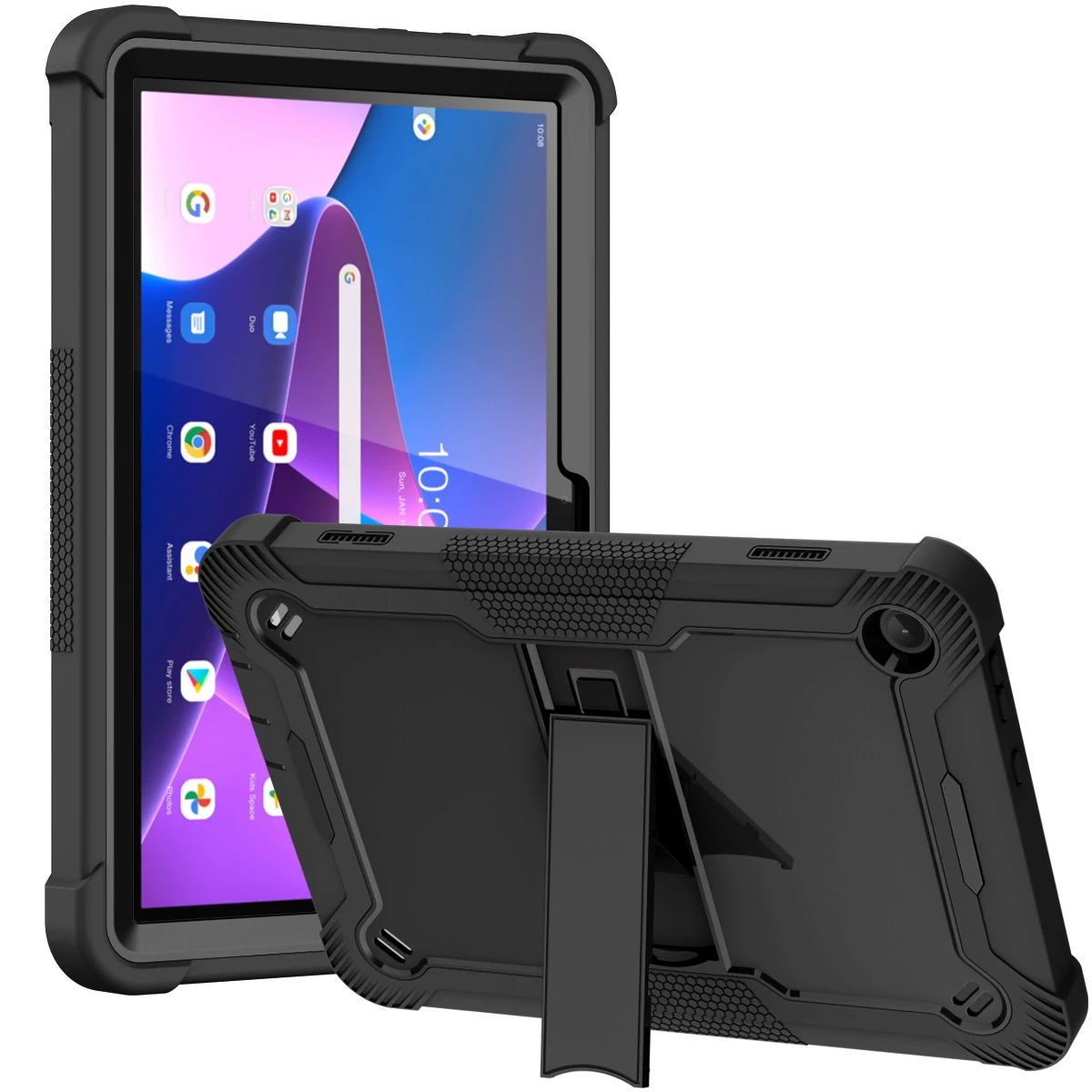 Lenovo Tablet With Accessories - Funda con soporte de armadura para