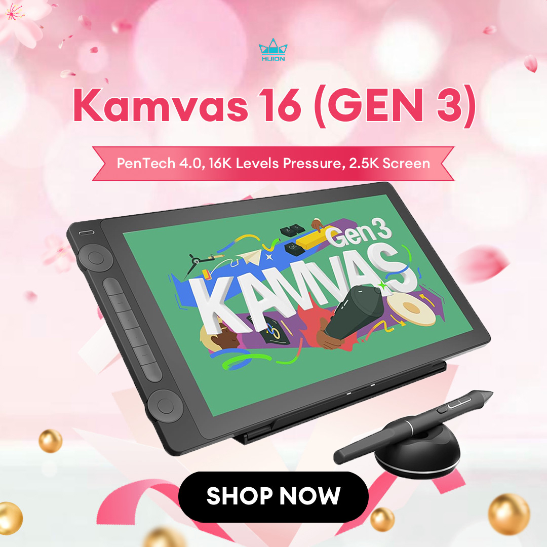 Huion Tablet Accessories - Huion Kamvas 16 (Gen 3) Monitor