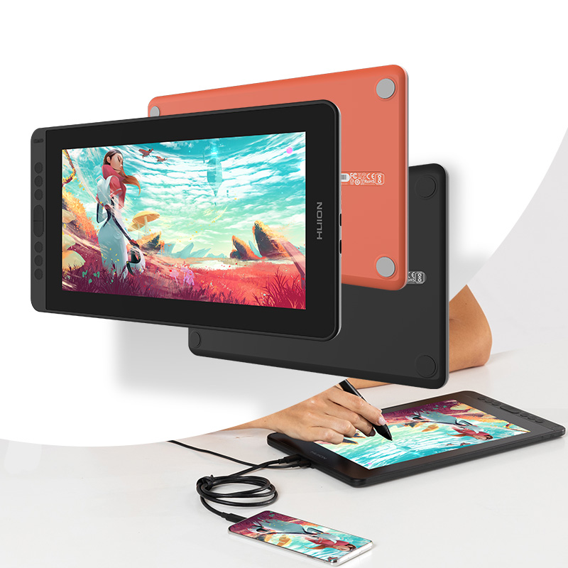 Huion Tablet Accessories - HUION Kamvas 12 tableta gráfica Monitor