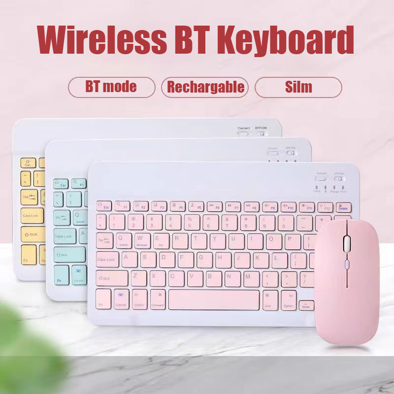 Teclado inalámbrico compatible - Android Tablet Gaming Accessories reseña y precio