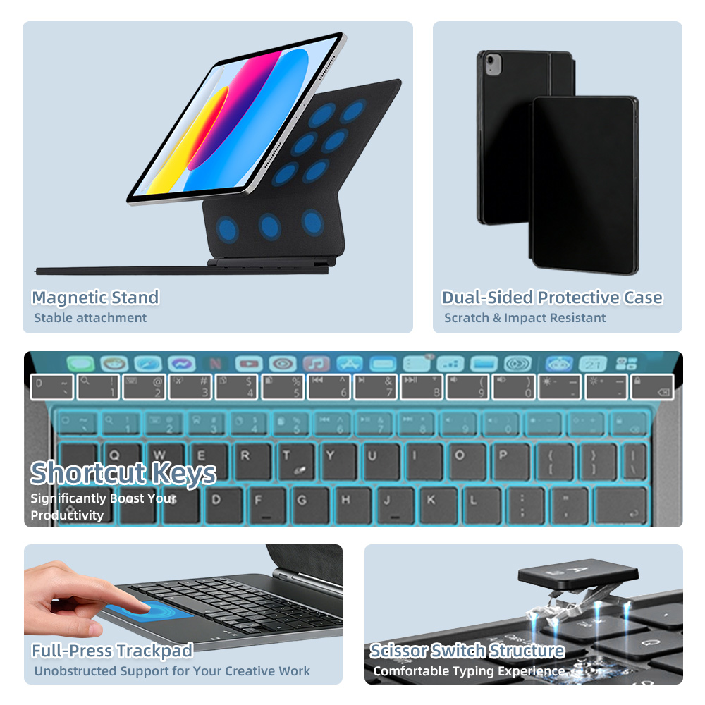 Teclado Mágico 2026 con Blueto - Magnetic Case Smart reseña y precio