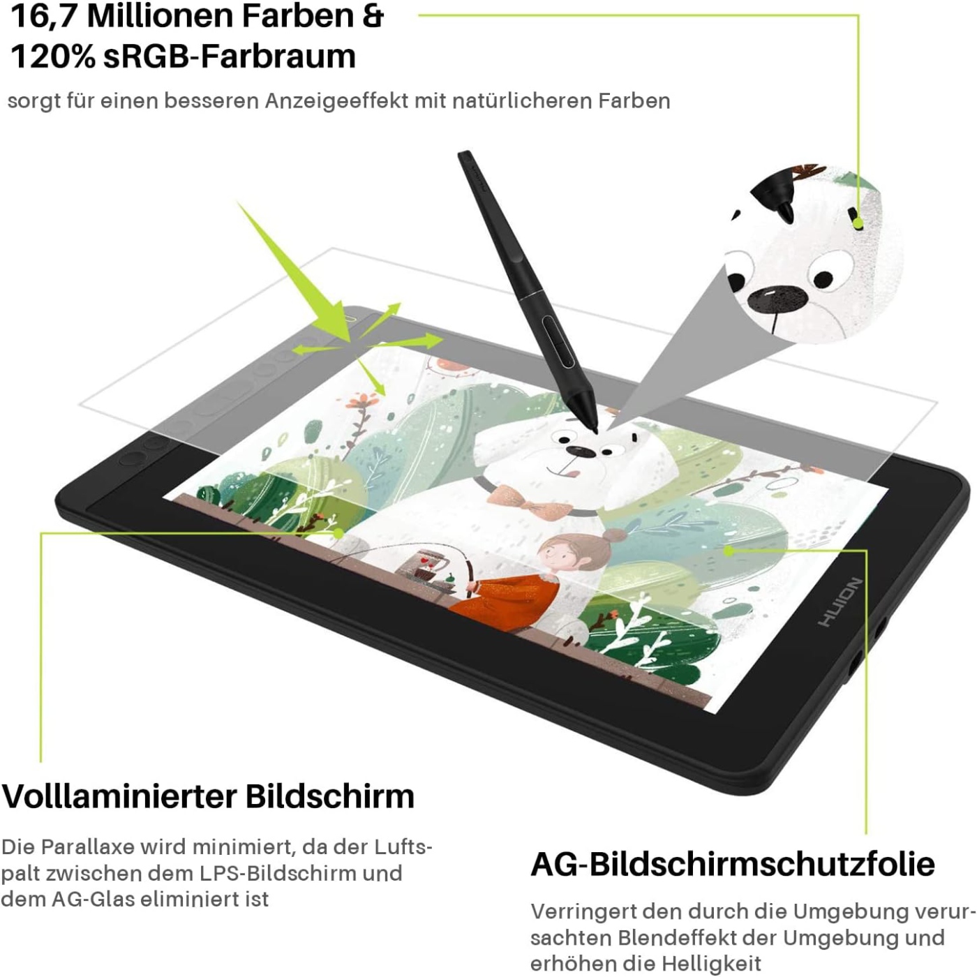 Tableta Gráfica Digital HUION  - Huion Tablet Accessories reseña y precio