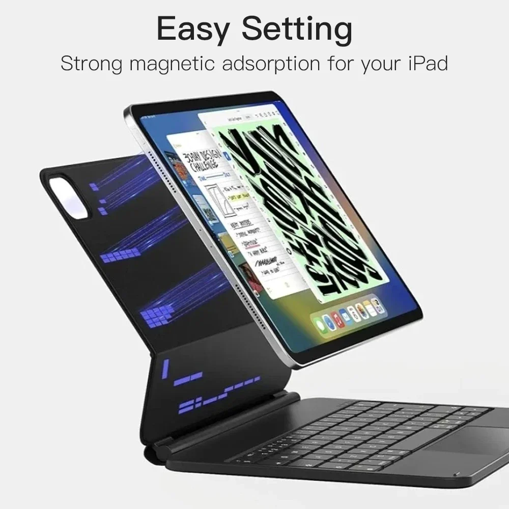 READYYEAH teclado mágico para  - Magnetic Case Smart reseña y precio