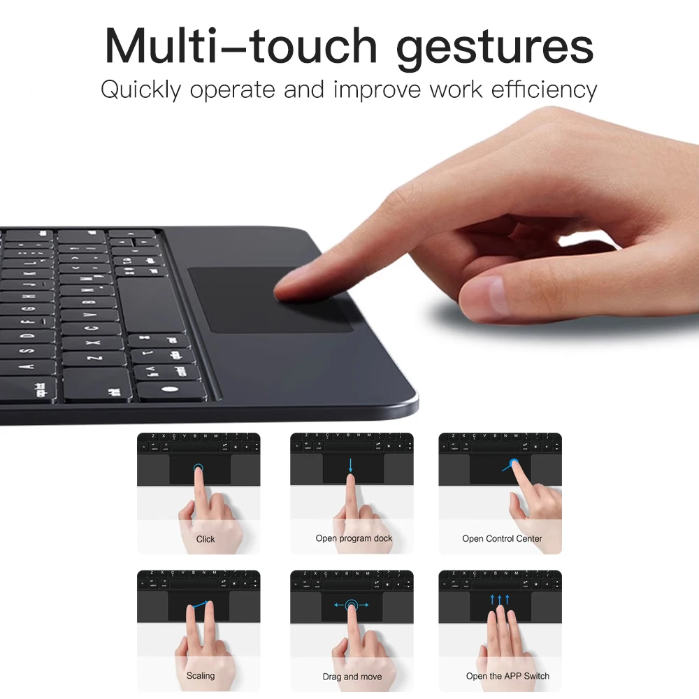 READYYEAH teclado mágico para  - Magnetic Case Smart reseña y precio