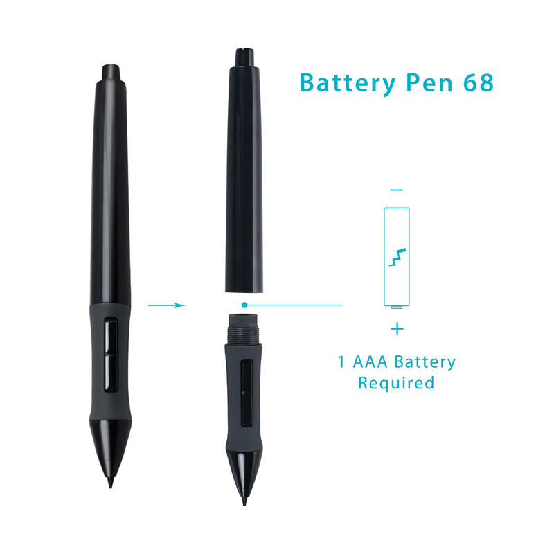 HUION-Bolígrafo PEN68 para tab - Huion Tablet Accessories reseña y precio