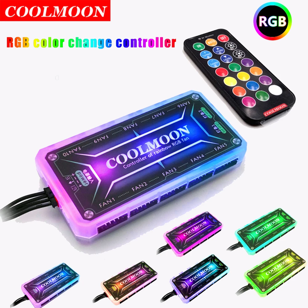 COOLMOON-controlador ARGB de 1 - Tablet With All Accessories reseña y precio