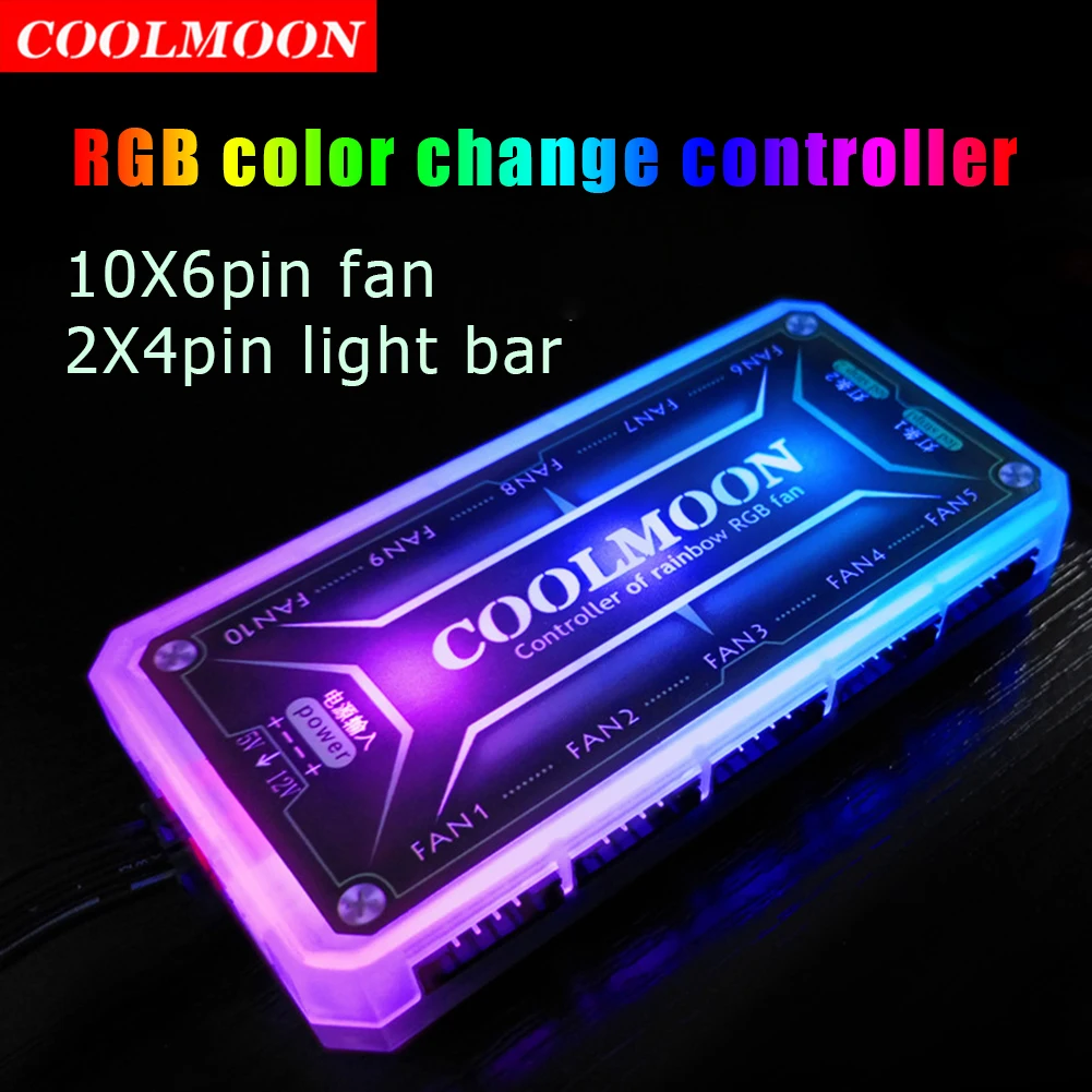 COOLMOON-controlador ARGB de 1 - Tablet With All Accessories reseña y precio