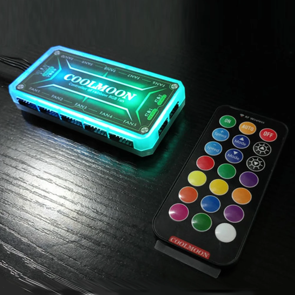 COOLMOON-controlador ARGB de 1 - Tablet With All Accessories reseña y precio