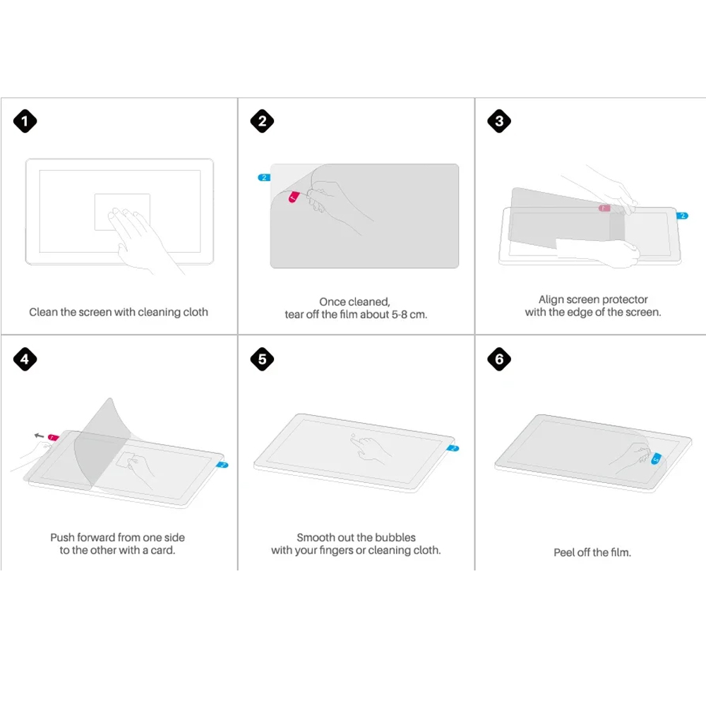 Películas protectoras para XP- - Wacom Tablet Accessories reseña y precio