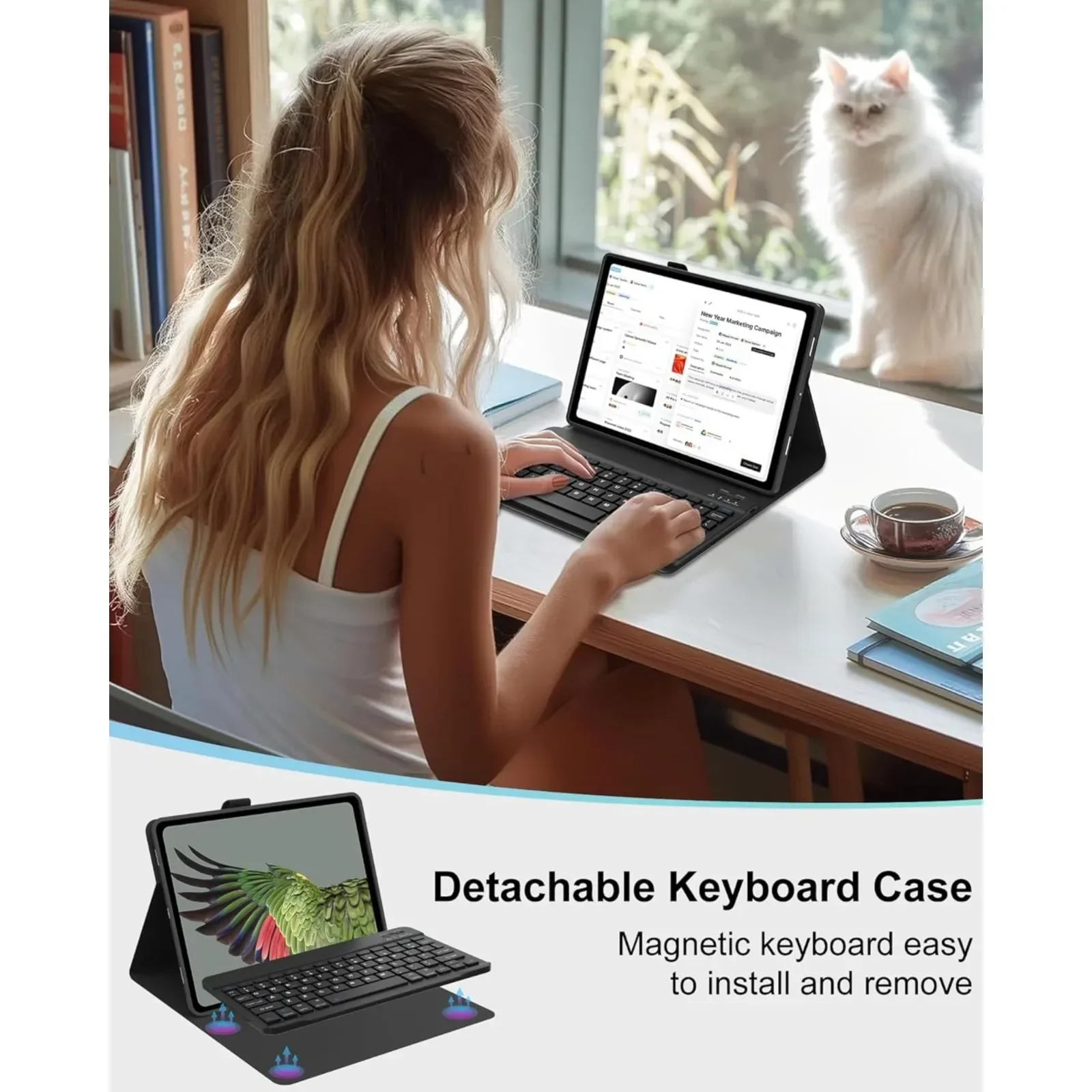 Funda con teclado para tableta - Tablet Accessories For Samsung reseña y precio