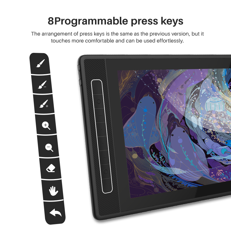 HUION-tableta de dibujo KAMVAS - Huion Tablet Accessories reseña y precio