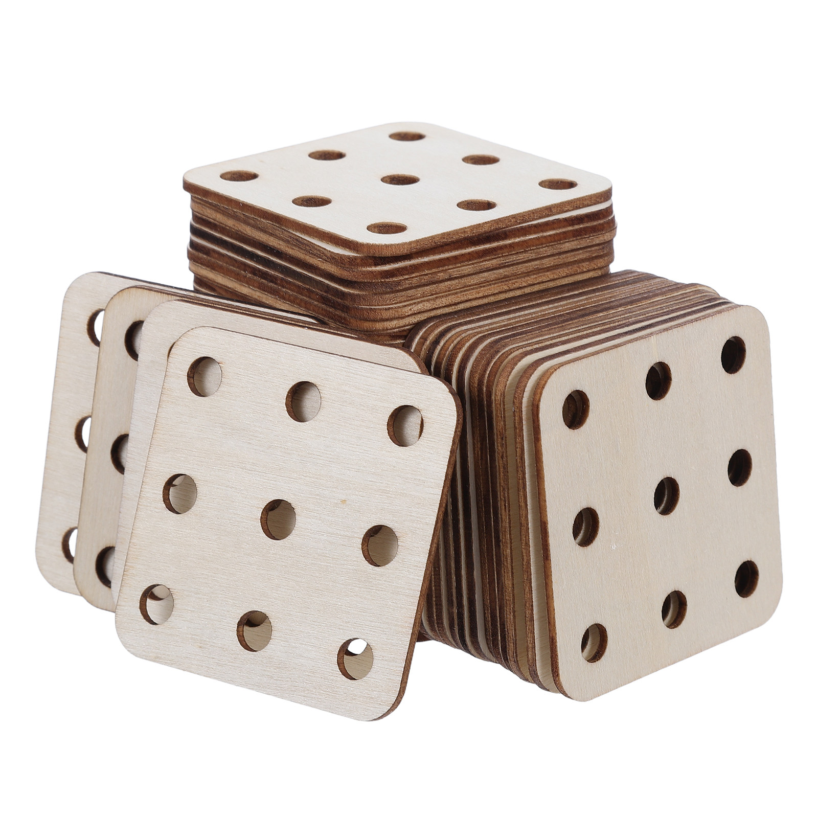 48 piezas de tarjetas de mader - Tablet Weaving Accessories reseña y precio