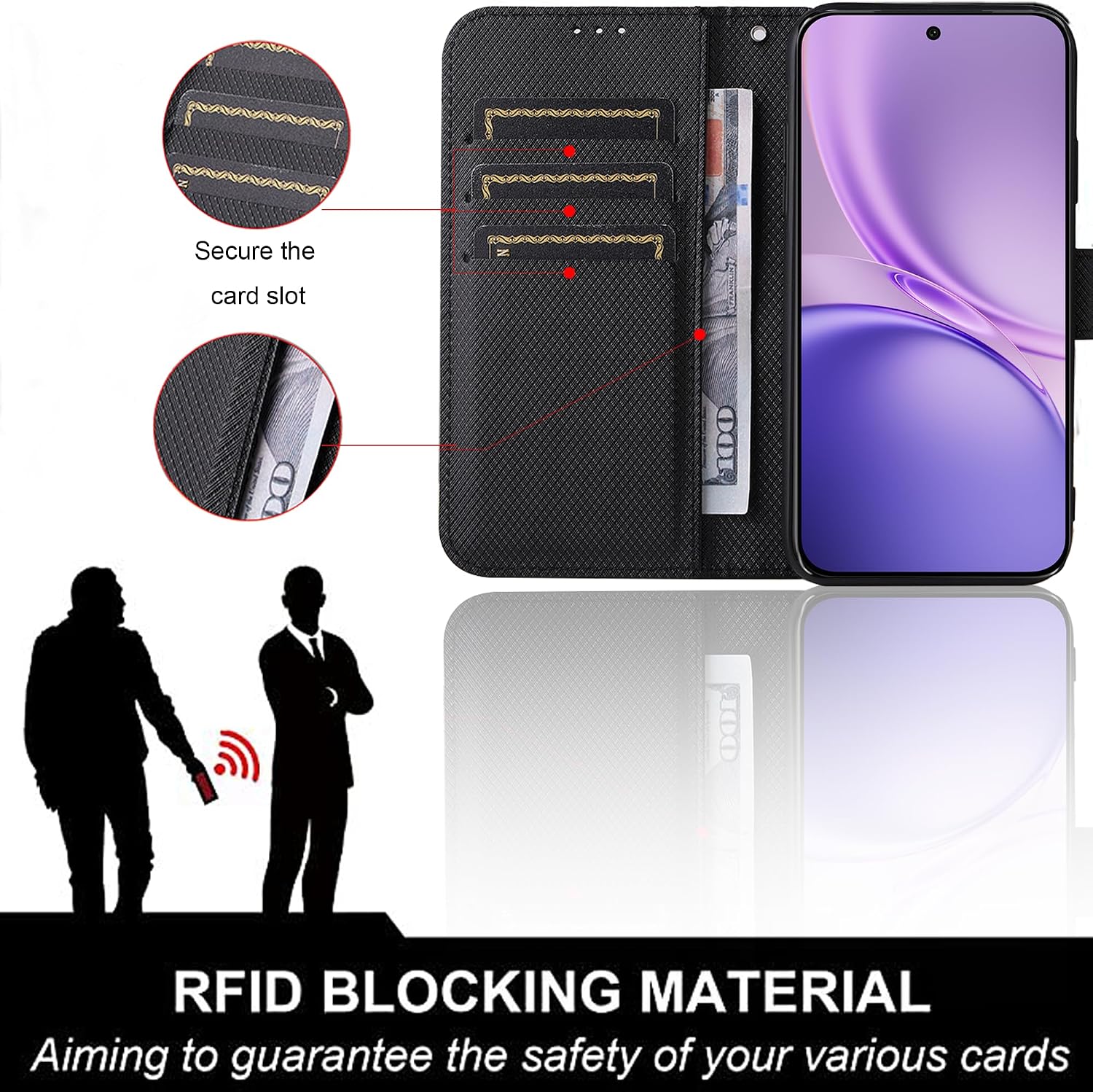 Funda tipo billetera de cuero  - Magnetic Case Smart reseña y precio