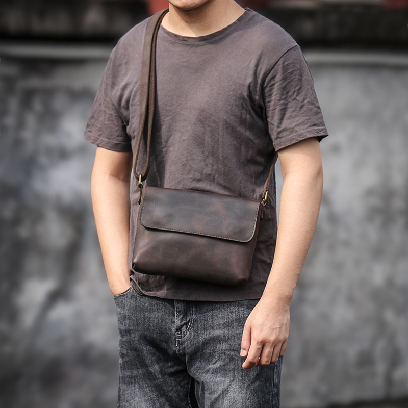 GURO-Bolso de hombro de cuero  - Tablet Shoulder Bag reseña y precio