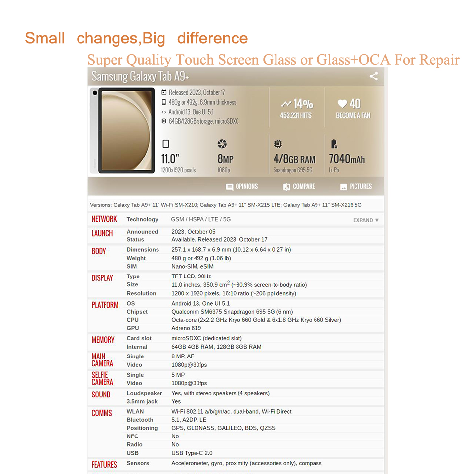 10 unids/lote para Samsung Gal - Tablet Accessories For Samsung reseña y precio