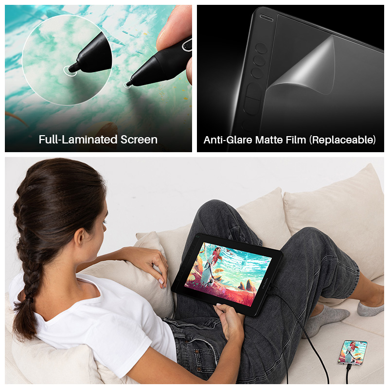 HUION Kamvas 12 tableta gráfic - Huion Tablet Accessories reseña y precio