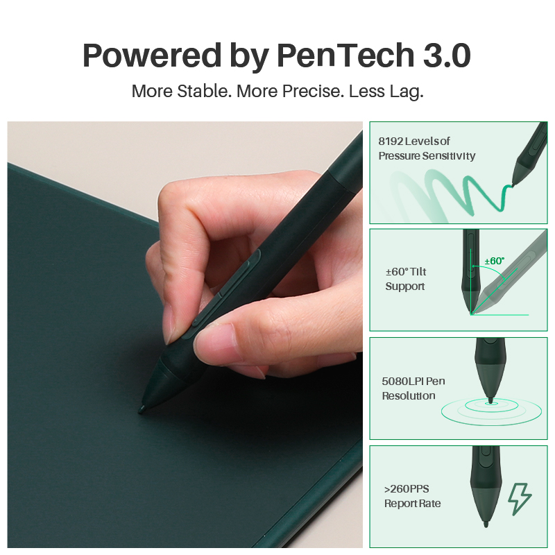 Huion Inspiroy 2 M H951P table - Huion Tablet Accessories reseña y precio