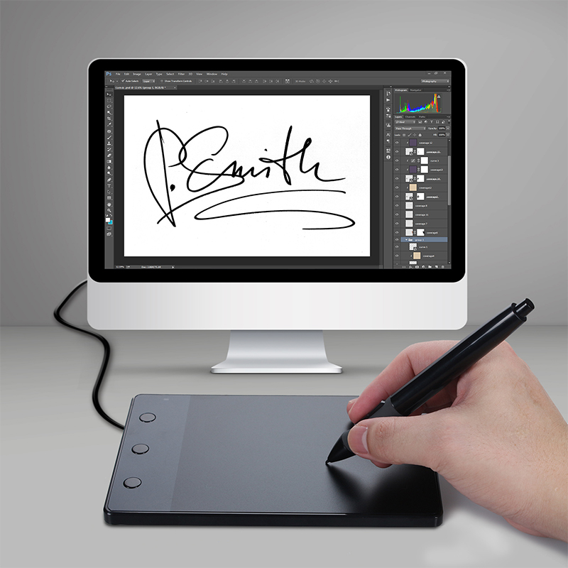 HUION-Tabletas gráficas H420,  - Huion Tablet Accessories reseña y precio